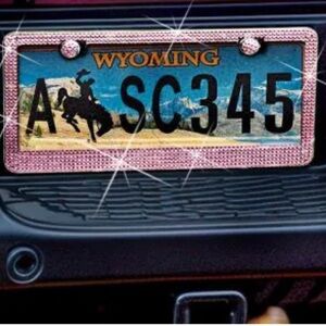 GLAM LICENSE PLATE COVER NEW